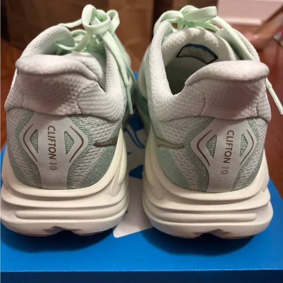 Hoka Women's Light Green Sneakers - Picture 4 of 5